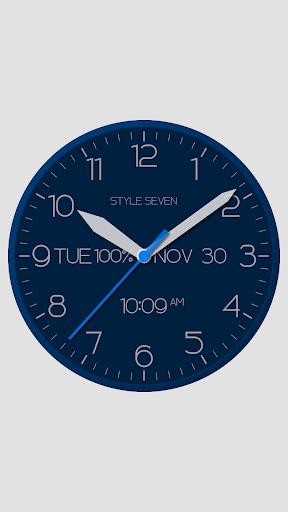 Modern Analog Clock-7 ภาพหน้าจอ 3