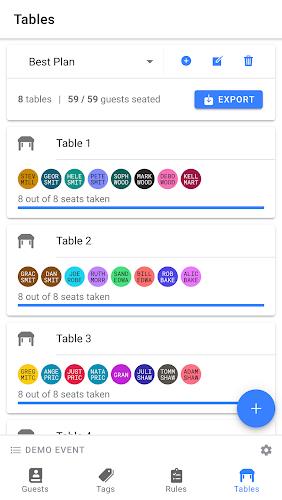 Table Tailor: Seating Planner Zrzut ekranu 0