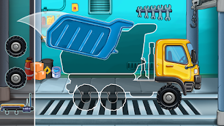 Truck wash train builder game Ekran Görüntüsü 0