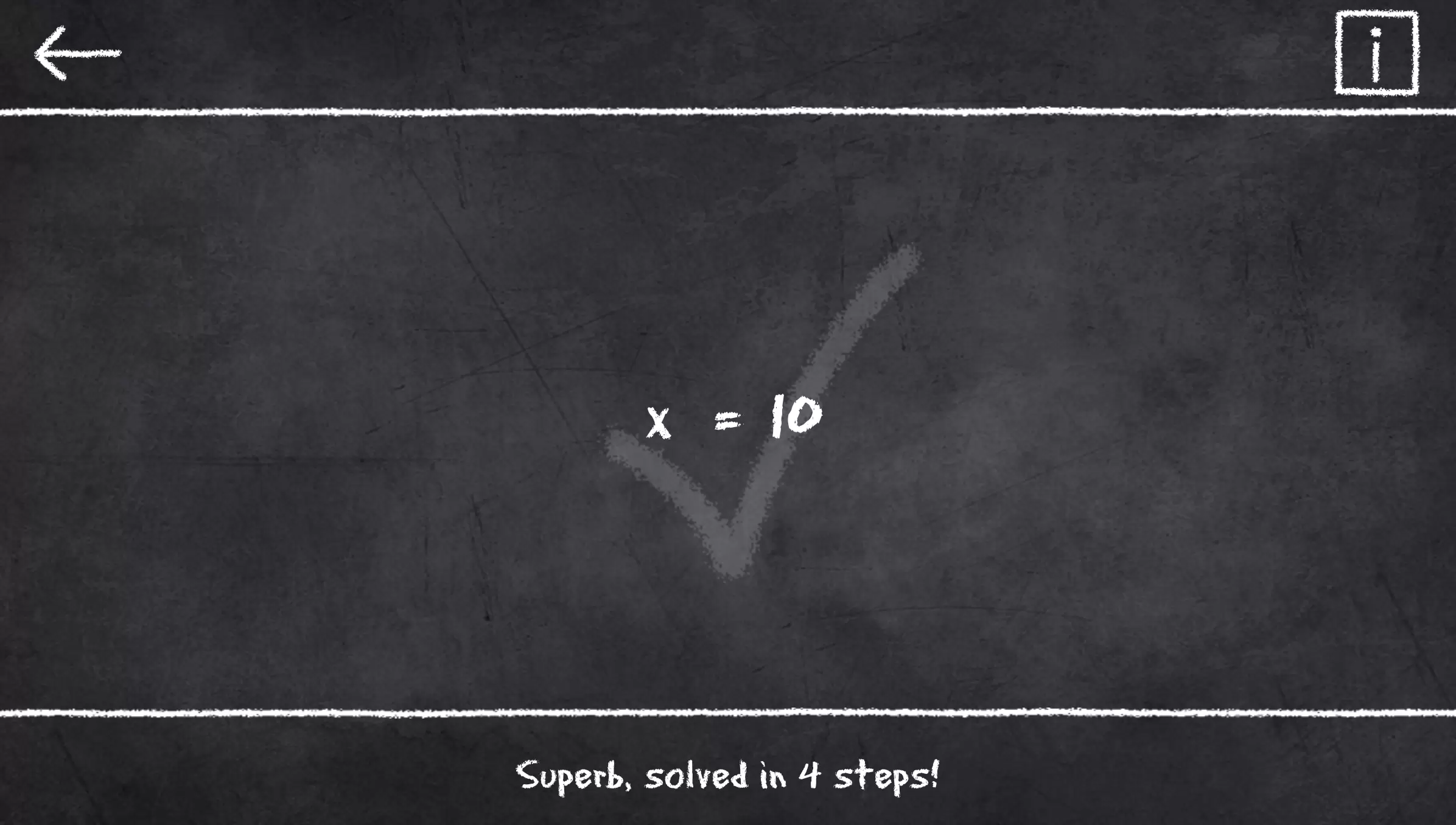 x=1: Learn to solve equations應用截圖第0張