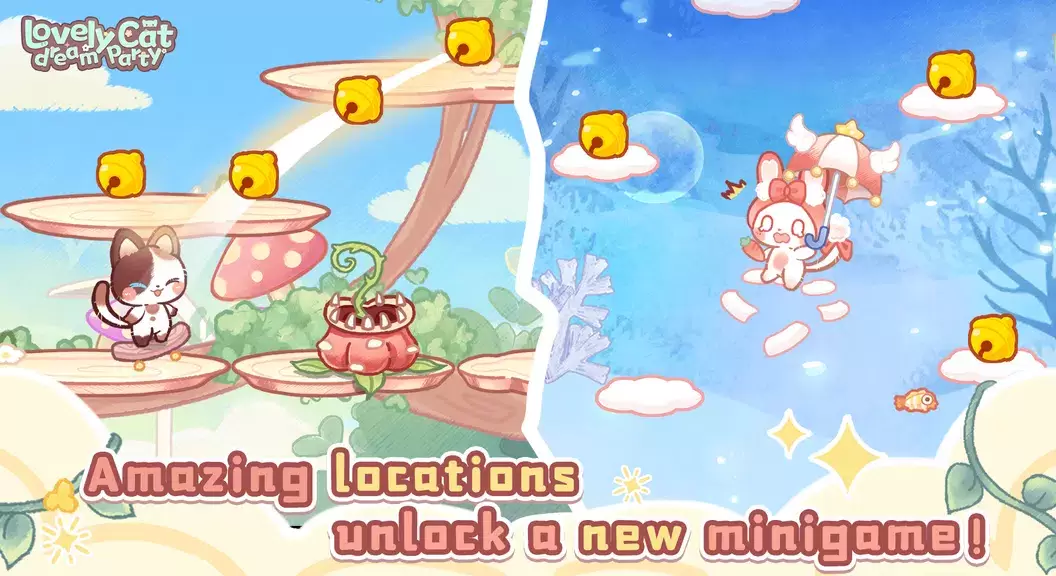 Lovely cat dream party Screenshot 3