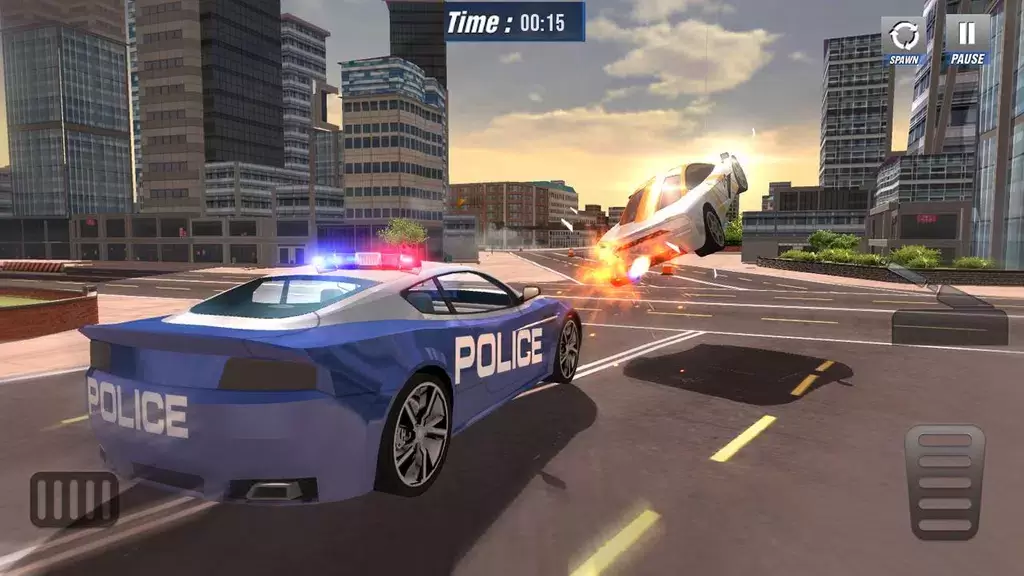 Police Car Sim स्क्रीनशॉट 1