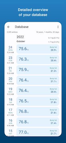 Libra Weight Manager Ảnh chụp màn hình 2