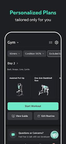 Planfit AI Gym Workout Plans スクリーンショット 3