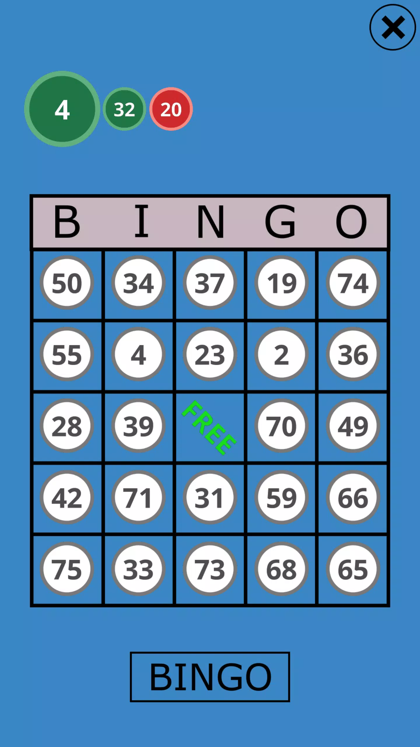 Classic Bingo Touch 스크린샷 0