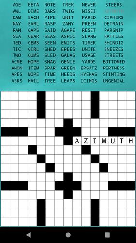 Schermata Drag-n-Drop Crossword Fill-Ins 2