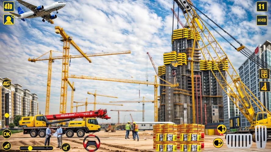 Tower Crane Operator Simulator ဖန်သားပြင်ဓာတ်ပုံ 2
