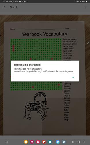 Word Search Scanner and Solver ภาพหน้าจอ 2