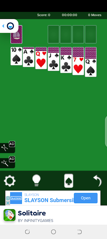 Solitaire Html5 Schermafbeelding 2