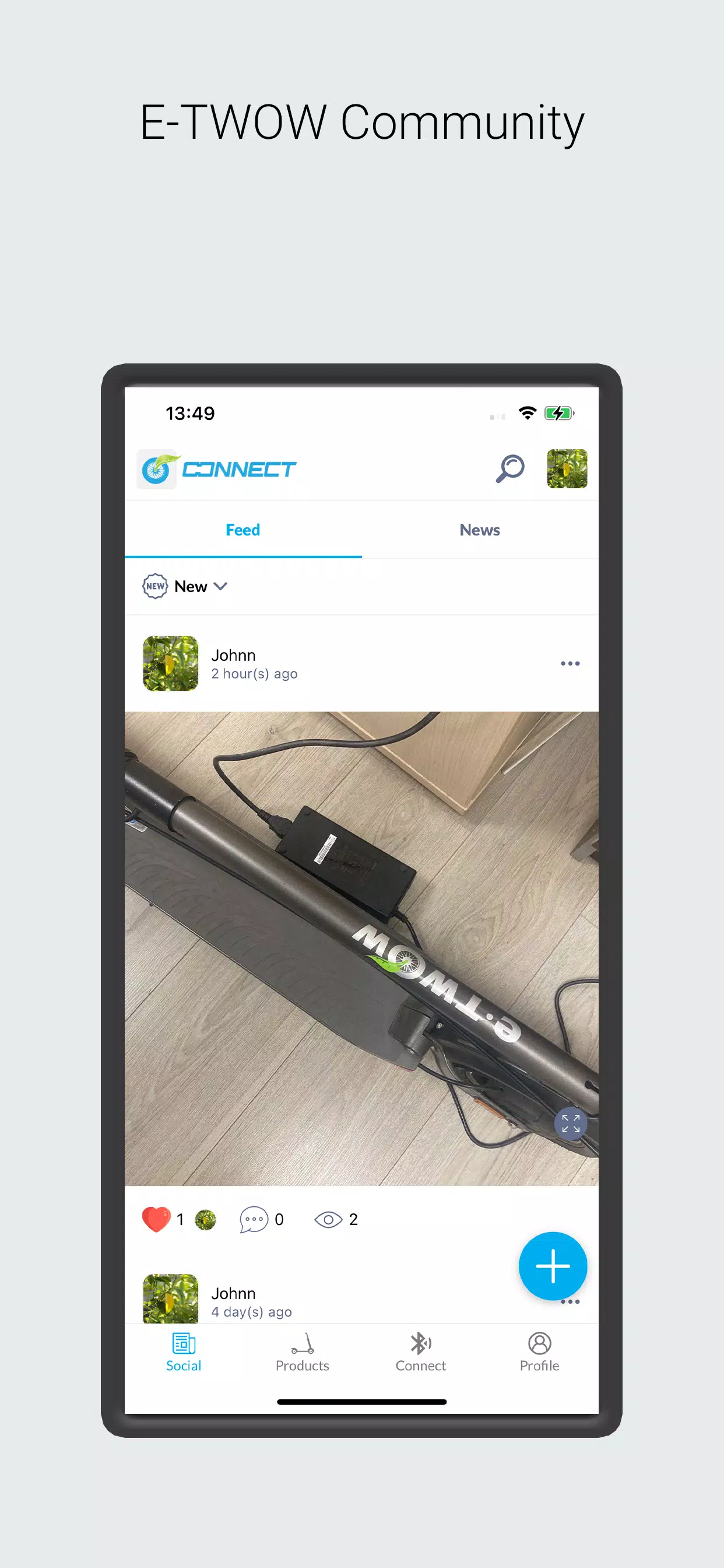 E-TWOW Connect Tangkapan skrin 1