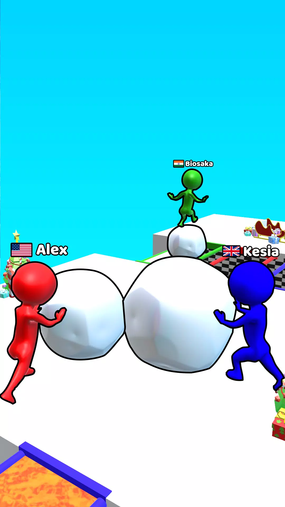 Snow Race Screenshot 1