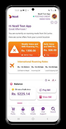 Ncell App: Recharge, Buy Packs स्क्रीनशॉट 1