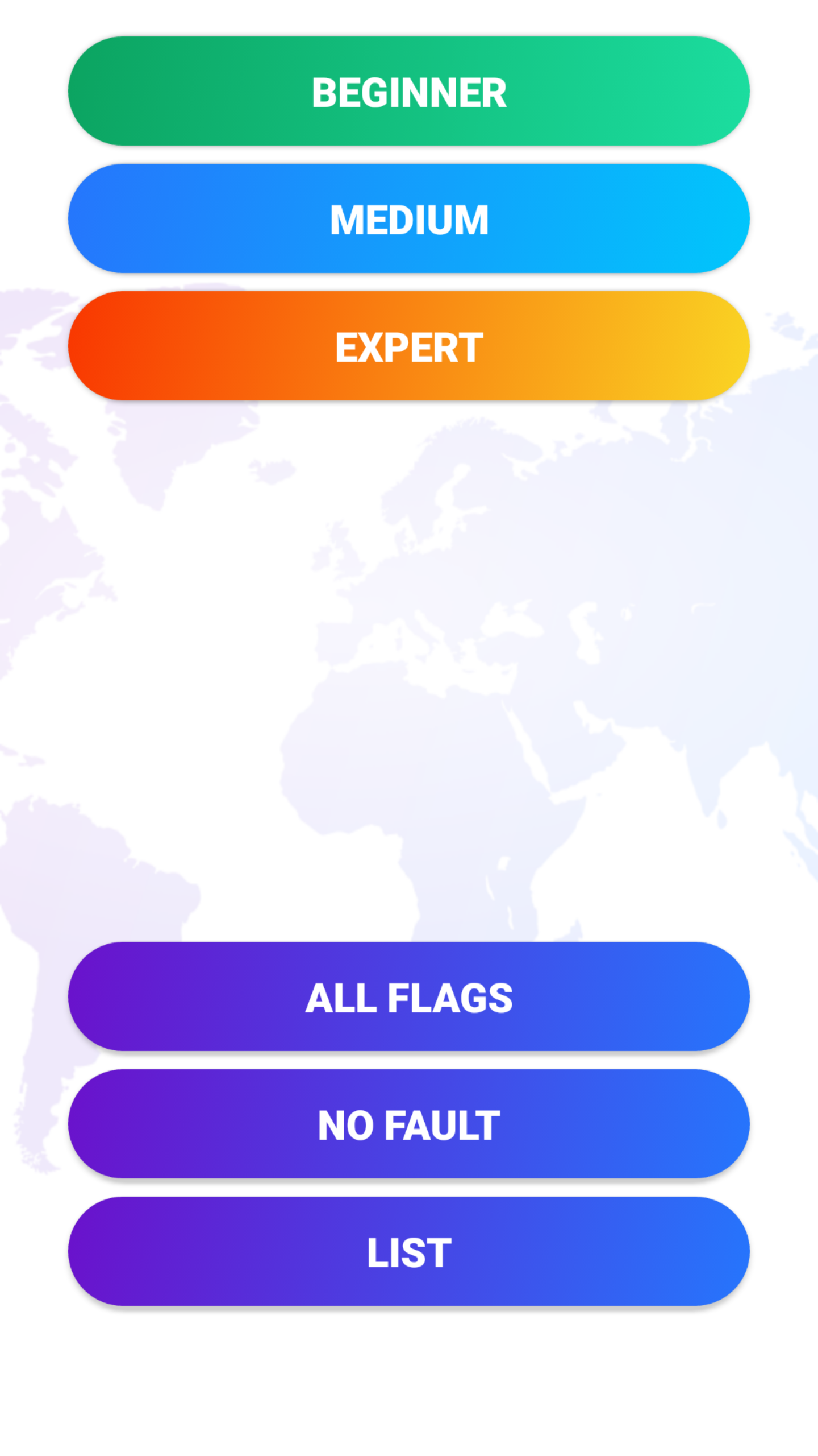 Flags of the World Quiz Game Schermafbeelding 1