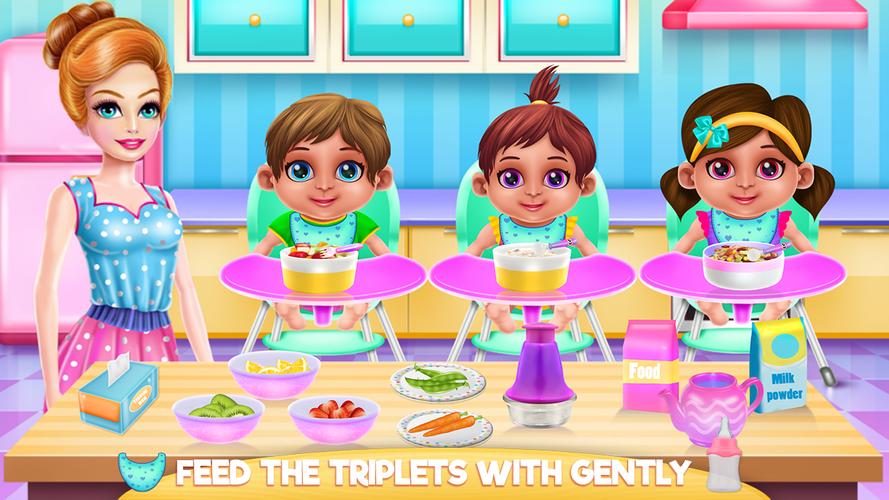 Crazy Mommy Triplets Care应用截图第3张
