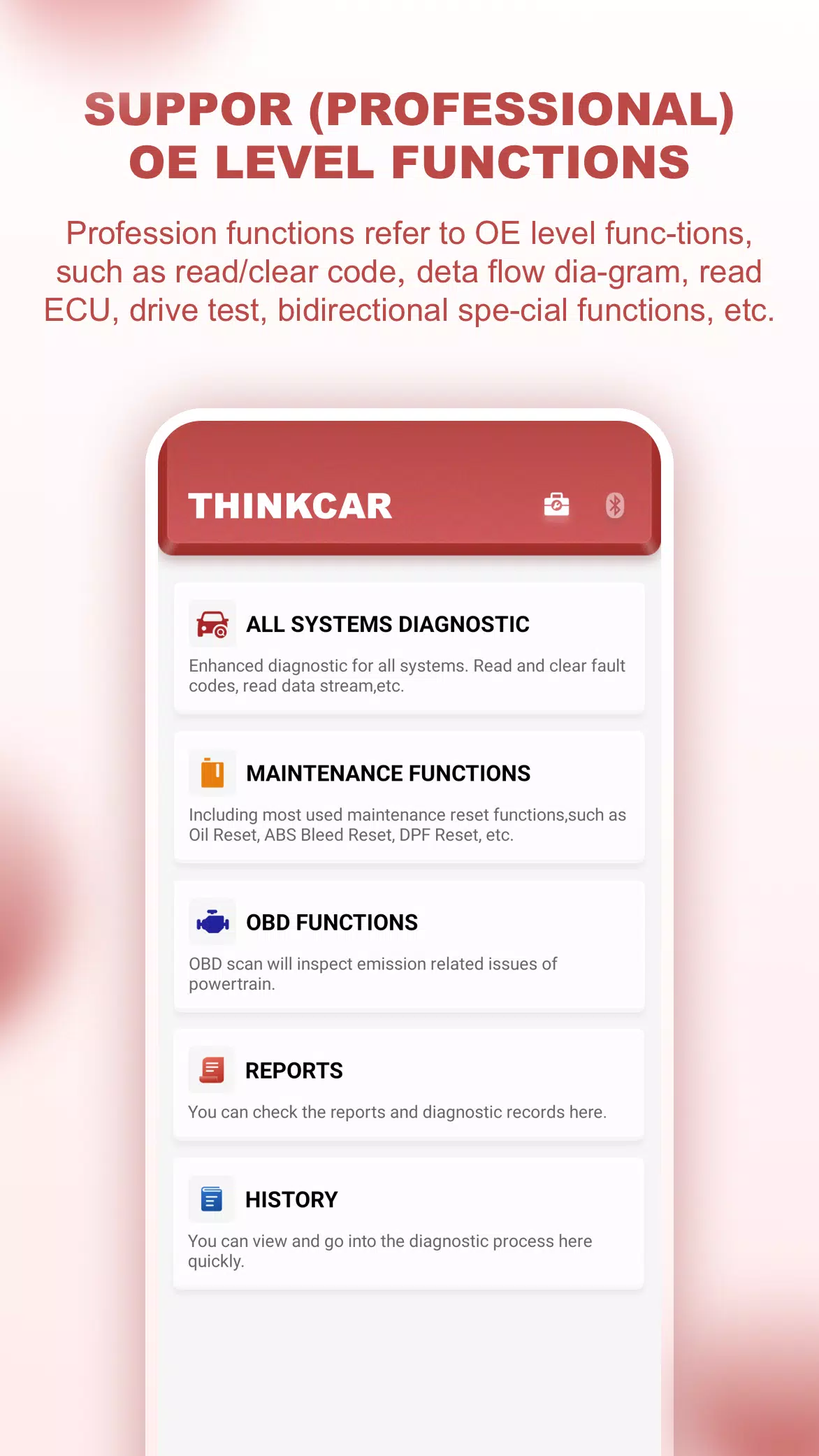 ThinkCar pro Zrzut ekranu 0