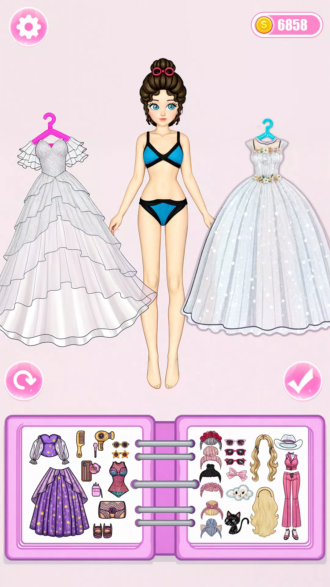 Paper Doll: Dress Up DIY Game ภาพหน้าจอ 1