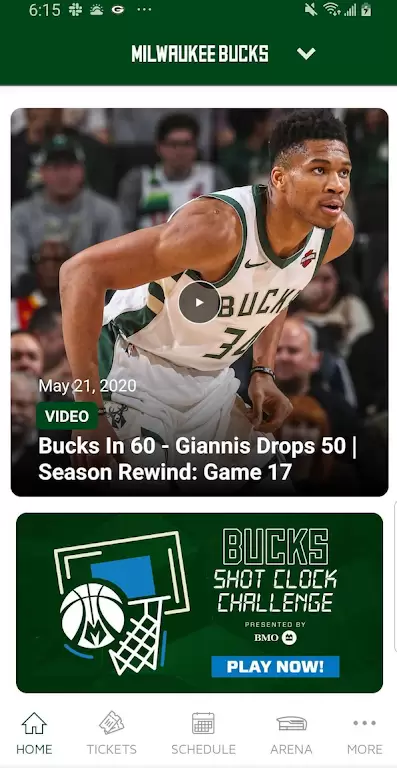 Bucks & Fiserv Forum App Captura de pantalla 0