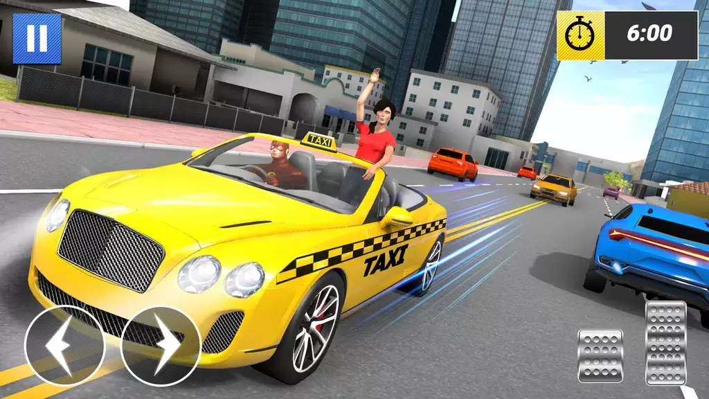 Superhero Car Games Taxi Games Ảnh chụp màn hình 1