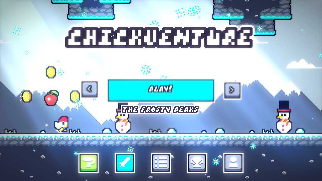 Chickventure: A Runner Game Capture d'écran 1