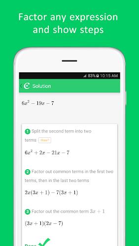Cymath  - 数学問題ソルバー スクリーンショット 3