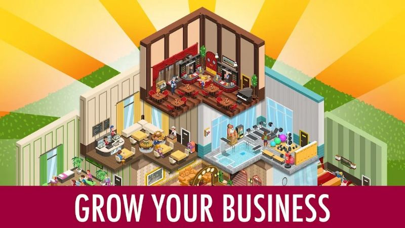 Hotel Tycoon Empire: Idle game 스크린샷 1