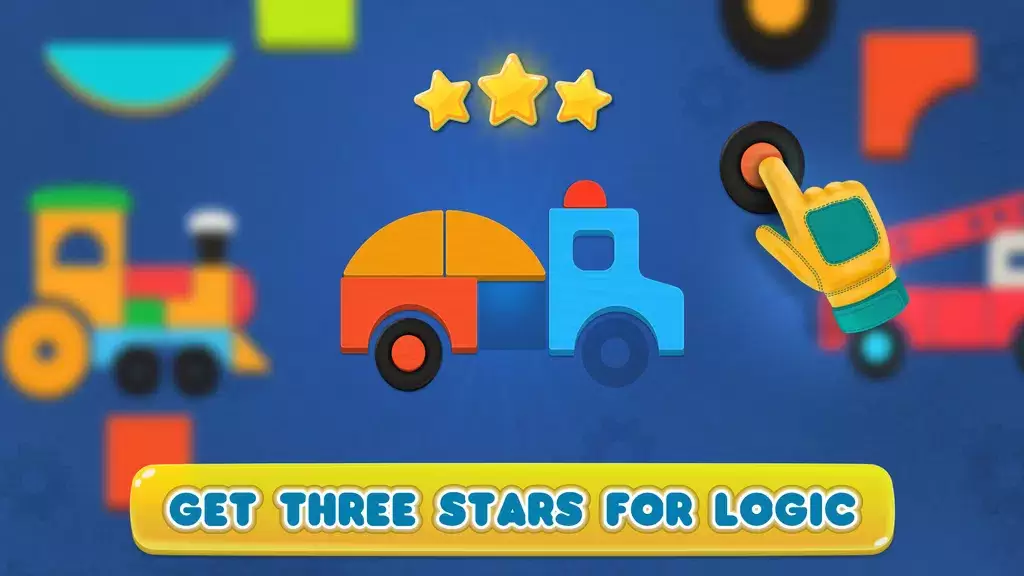 Cosmo Shapes Puzzles for kids Screenshot 3