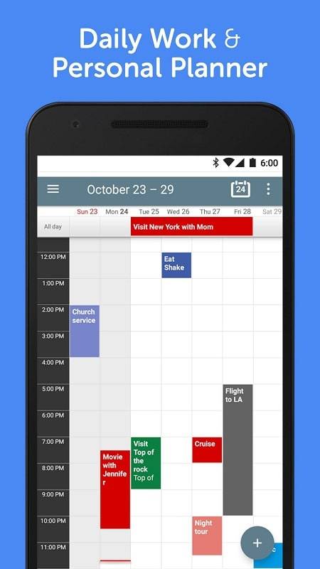 Calendar+ Schedule Planner Captura de pantalla 1