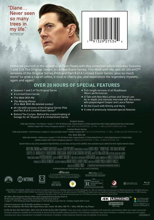Contents of Twin Peaks From Z to A Collection