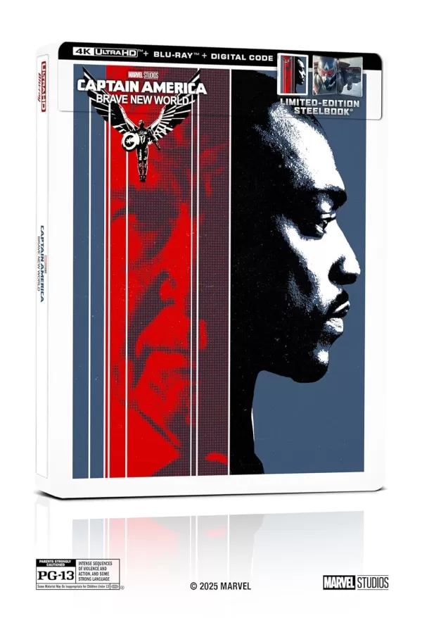 Capitão América: Brave New World 4K Steelbook Prorders começa hoje