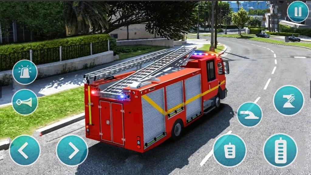 Emergency Police Fire Truck 3d Zrzut ekranu 2