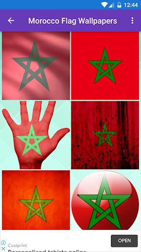 Morocco Flag Wallpaper: Flags स्क्रीनशॉट 0