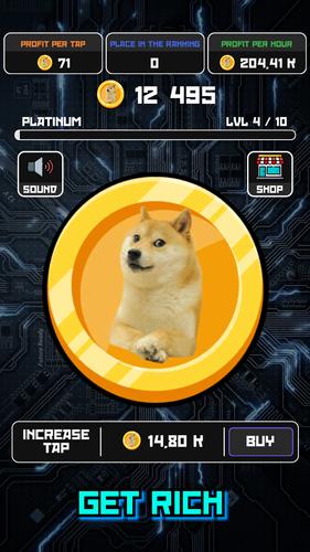 Crypto Clicker Doge Coin Idle स्क्रीनशॉट 3