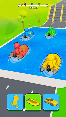 Shape Car Transform Race Screenshot 0