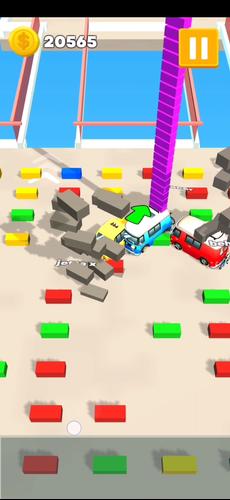 Bridge Car Race Tangkapan skrin 2