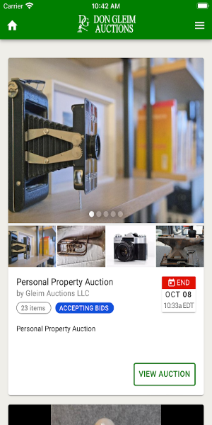 Don Gleim Auctions應用截圖第2張