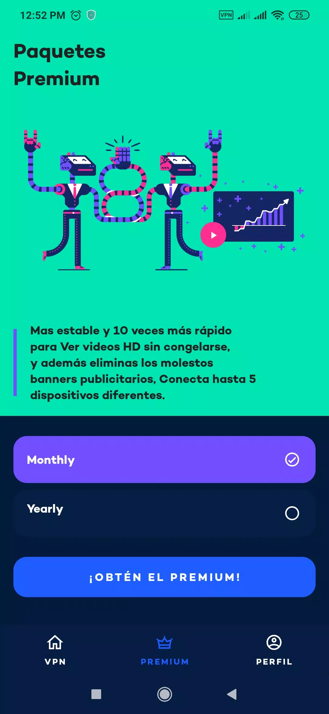 YouVPN: VPN Gratis 2021, VPN Servidor Proxy Rápido Tangkapan skrin 0