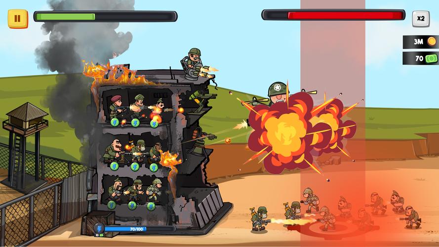 World War Army Defense: TD WW2應用截圖第0張