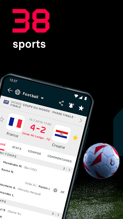 Flashscore - flash résultats स्क्रीनशॉट 1