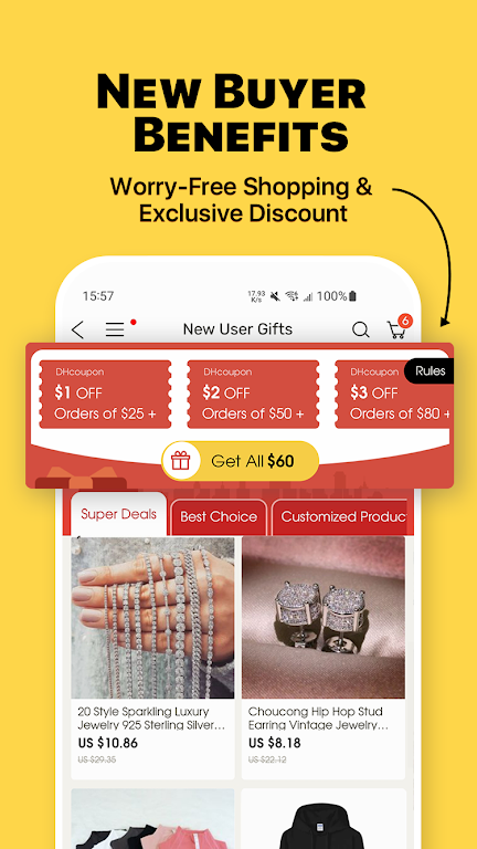 DHgate-online wholesale stores ภาพหน้าจอ 1