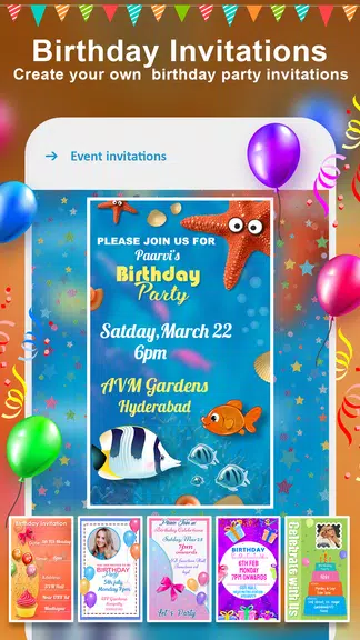 Birthday Photo Frame Maker App Ảnh chụp màn hình 3