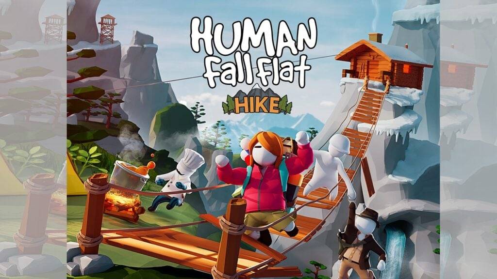 Un'escursione, il nuovo livello in Human Fall Flat, ti consente di arrampicarsi su scogliere torreggianti