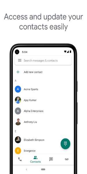 Google Voice ภาพหน้าจอ 2