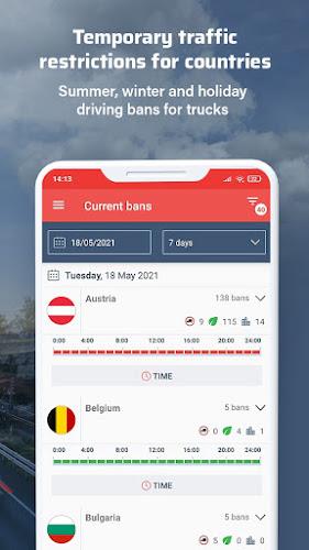 Bans For Trucks Screenshot 1