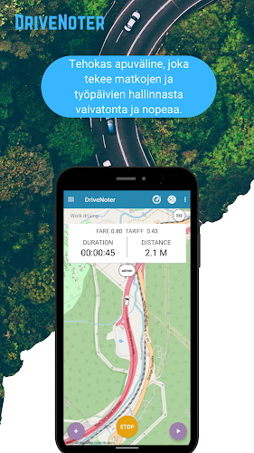 Mileage Tracker - DriveNoter Capture d'écran 1