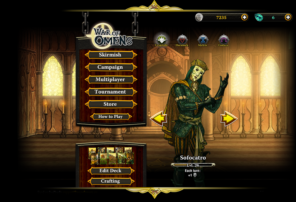 War of Omens Deck Builder Collectible Card Game應用截圖第1張