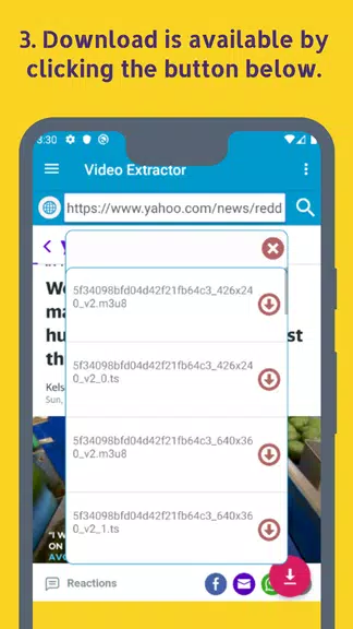 Video Extractor Ảnh chụp màn hình 3