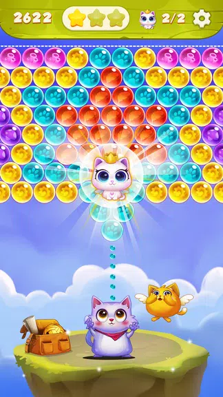 Bubble Cat Shooter Schermafbeelding 0