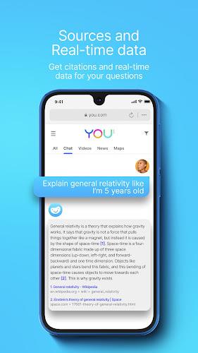 You.com — Personalized AI Chat Captura de pantalla 1