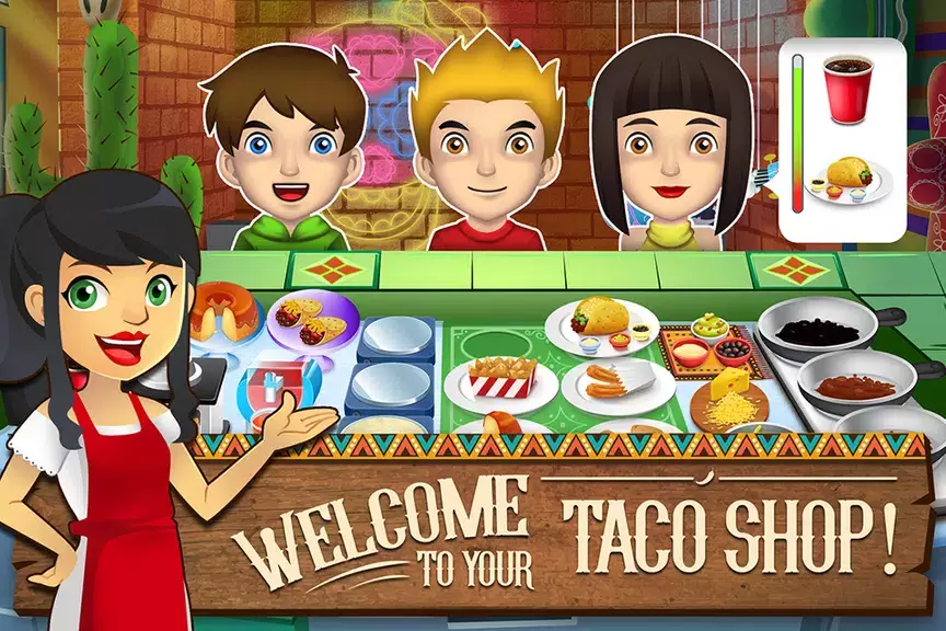 My Taco Shop: Food Game Captura de pantalla 0