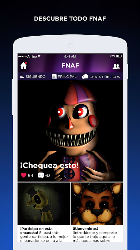 FNAF Amino en Español 스크린샷 1